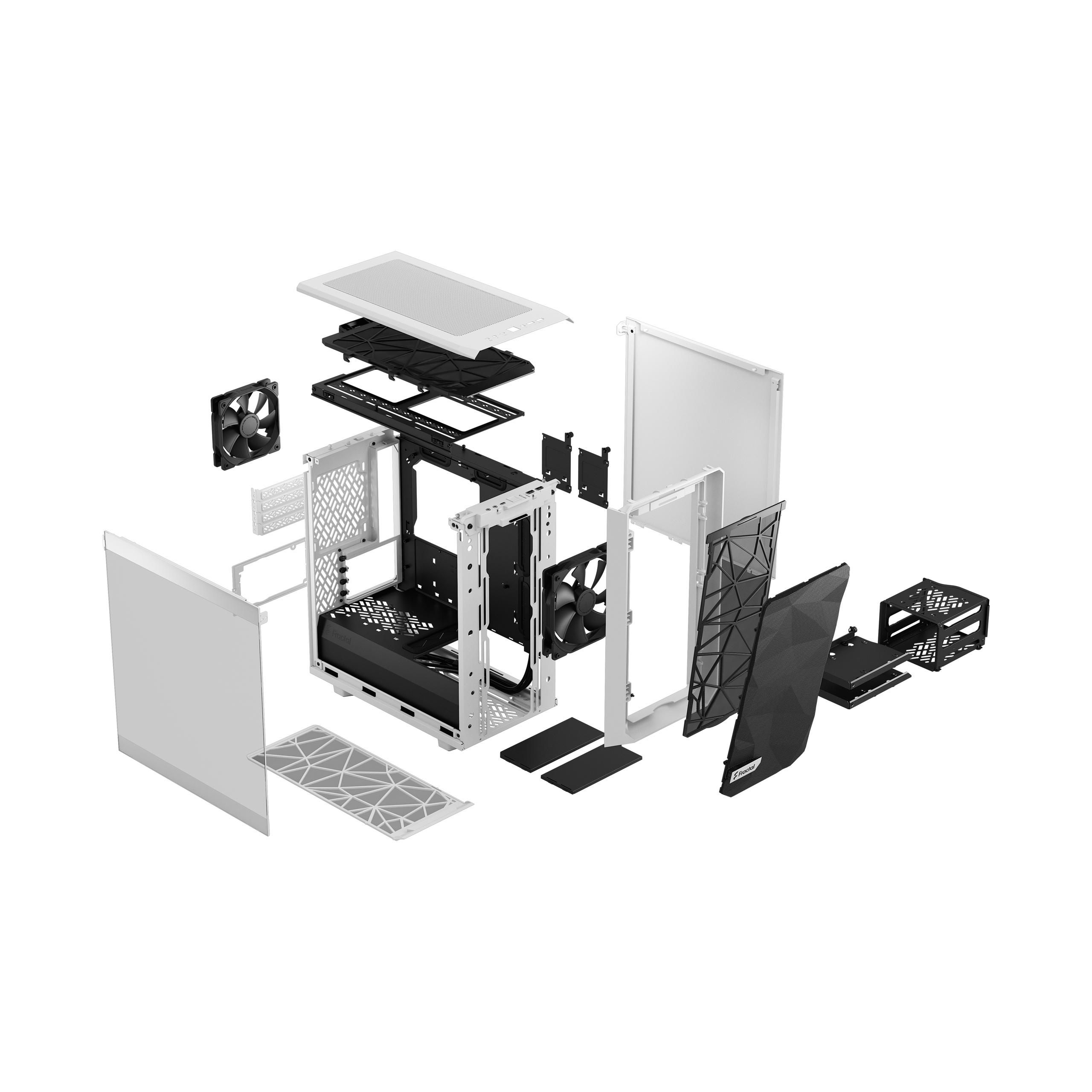 FRACTAL DESIGN MESHIFY 2 MINI WHITE TG CLEAR TINT thumbnail 7