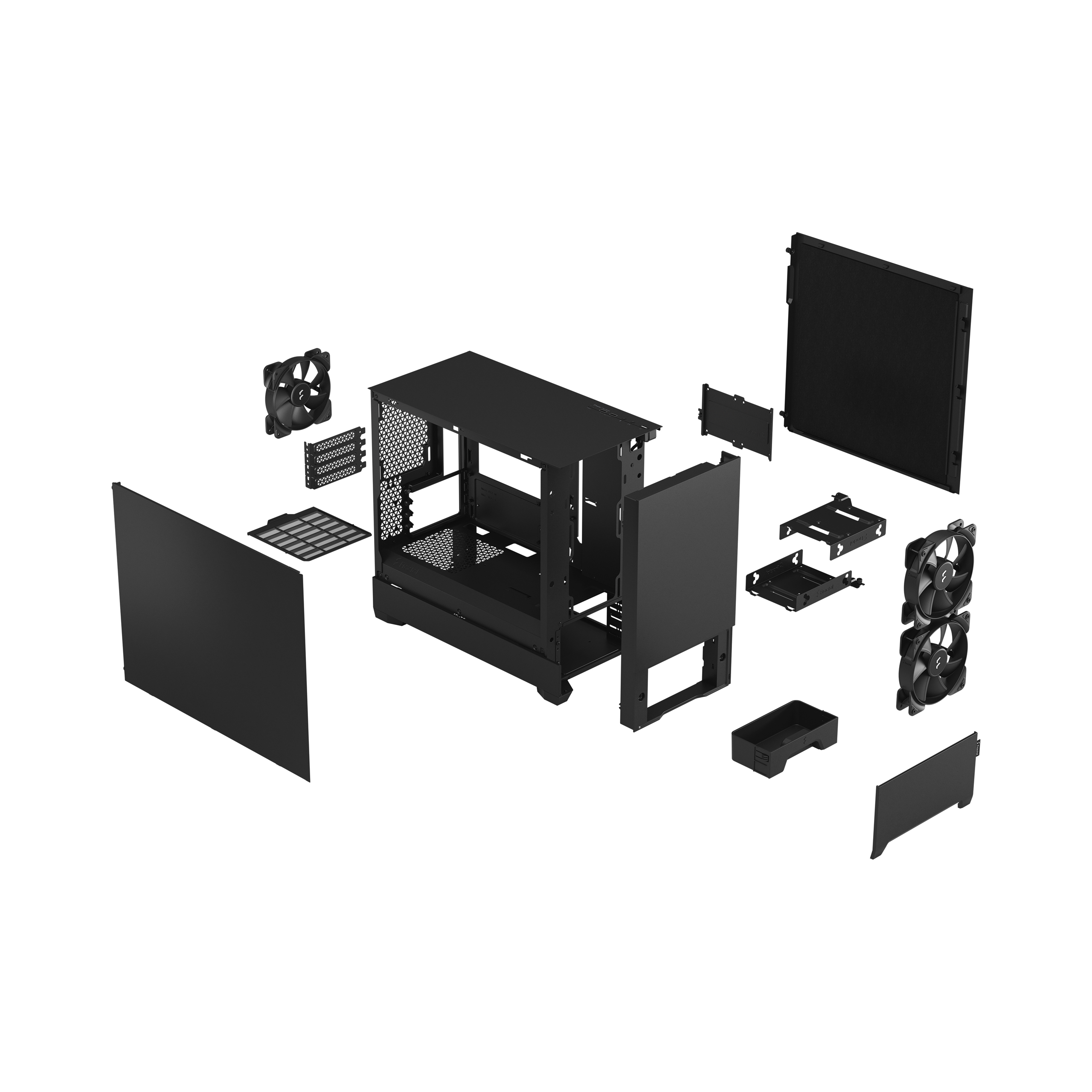 FRACTAL DESIGN POP MINI SILENT BLACK SOLID thumbnail 10