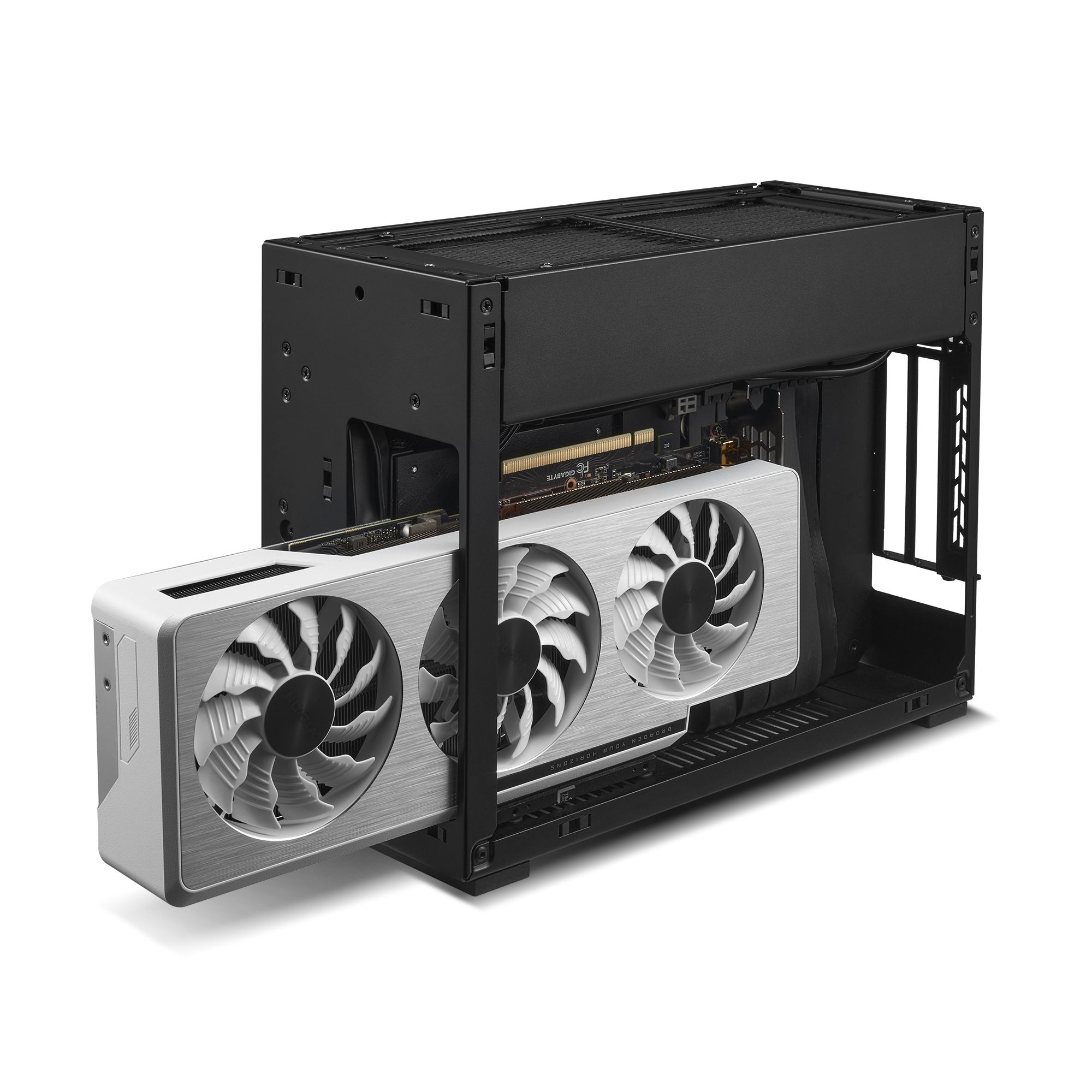 LIAN LI A4H2OA4 MINI ITX CASE PCIE4.0 SILVER thumbnail 8