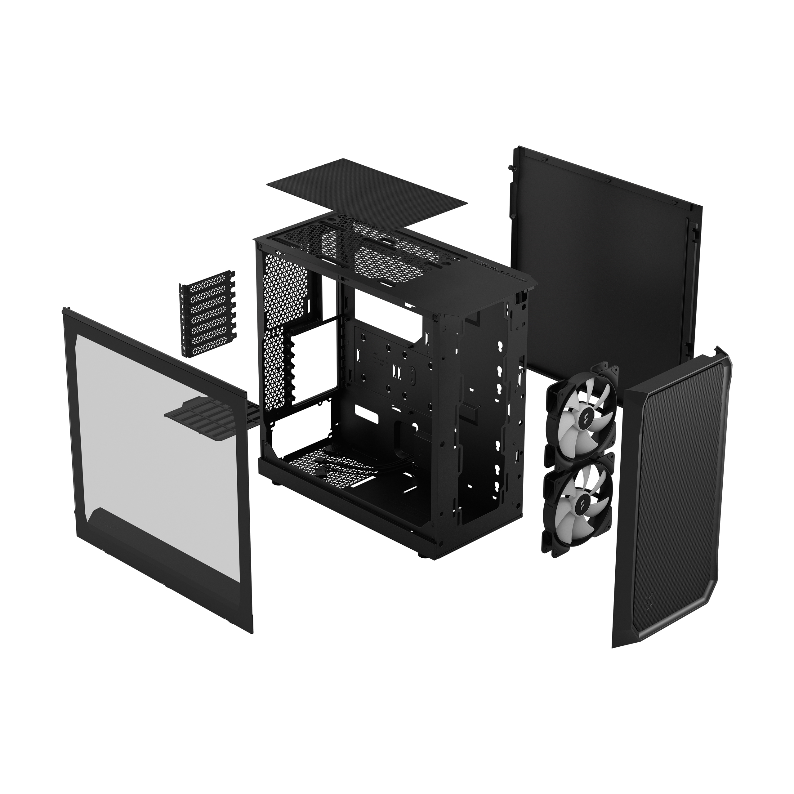 FRACTAL DESIGN FOCUS 2 RGB BLACK TG CLEAR TINT thumbnail 11