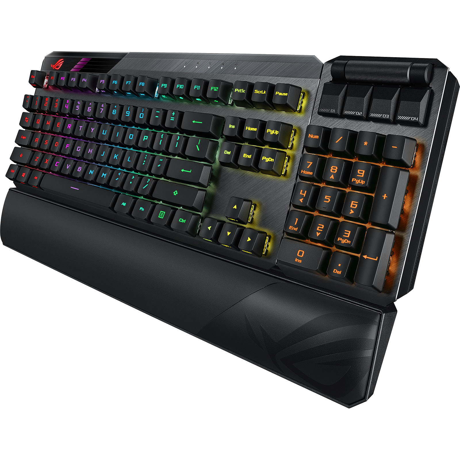 ASUS MA02 ROG CLAYMORE II RGB 青軸機械式鍵盤 英字 thumbnail 4