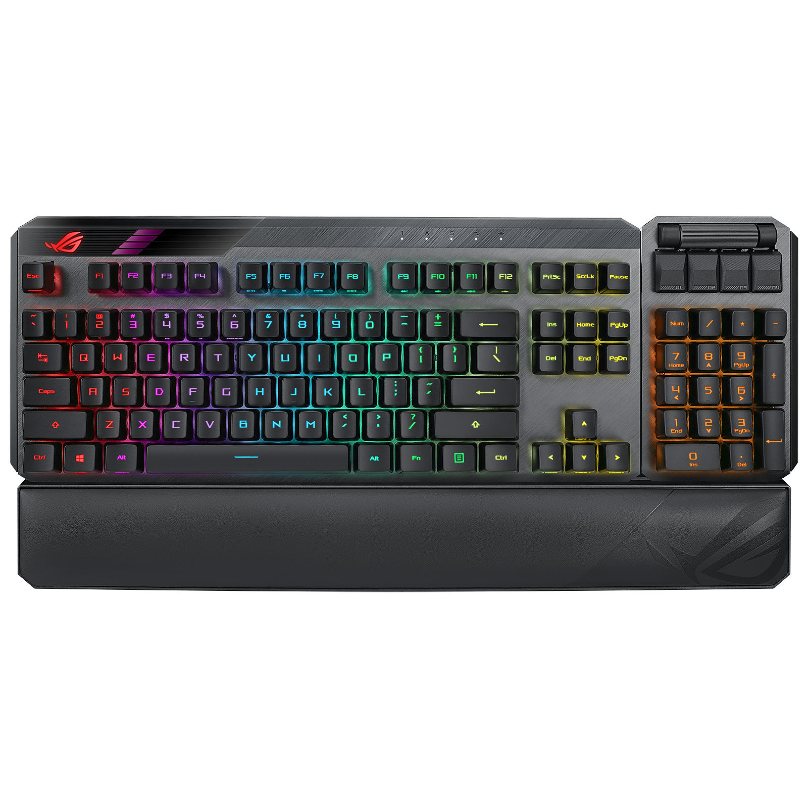 ASUS MA02 ROG CLAYMORE II RGB 紅軸機械式鍵盤 英字 thumbnail 2