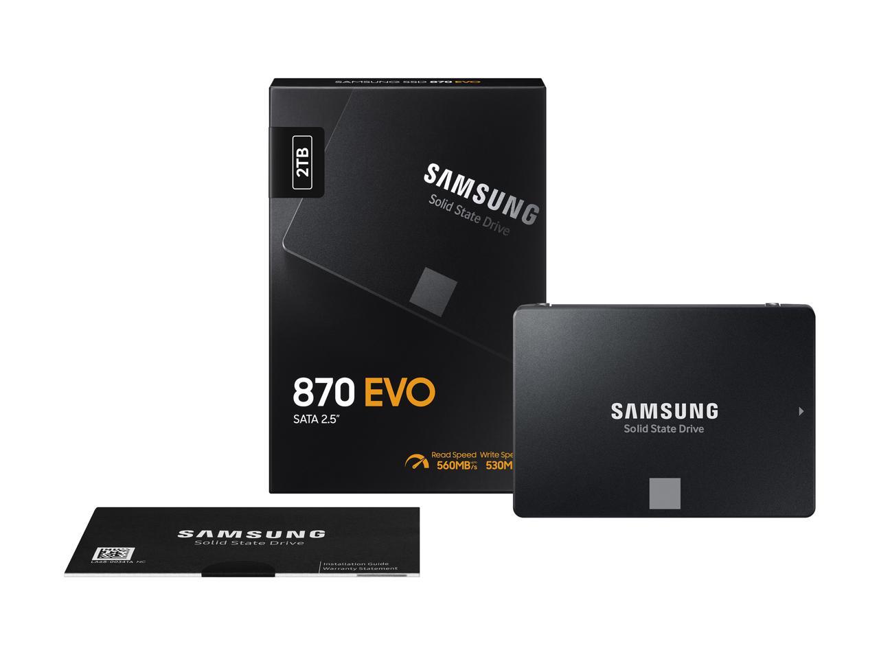 SAMSUNG 870 EVO SATA3 2TB SSD thumbnail 6