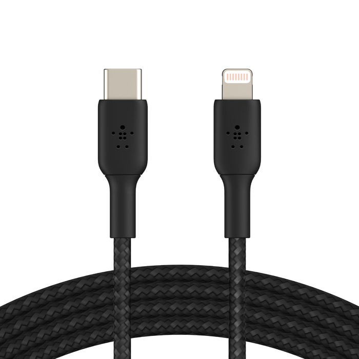 BELKIN BRAIDED C-LTG 1M BLACK thumbnail 3