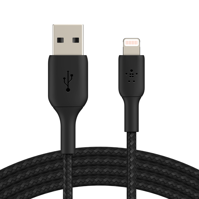 BELKIN BRAIDED A-LTG 2M BLACK thumbnail 3
