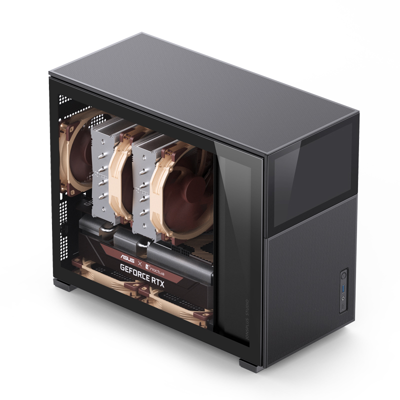 JONSBO D31 M-ATX MESH+SCREEN VERSION BLACK thumbnail 2