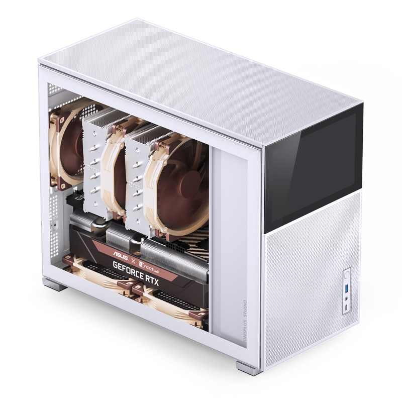JONSBO D31 M-ATX MESH + SCREEN VERSION WHITE thumbnail 3