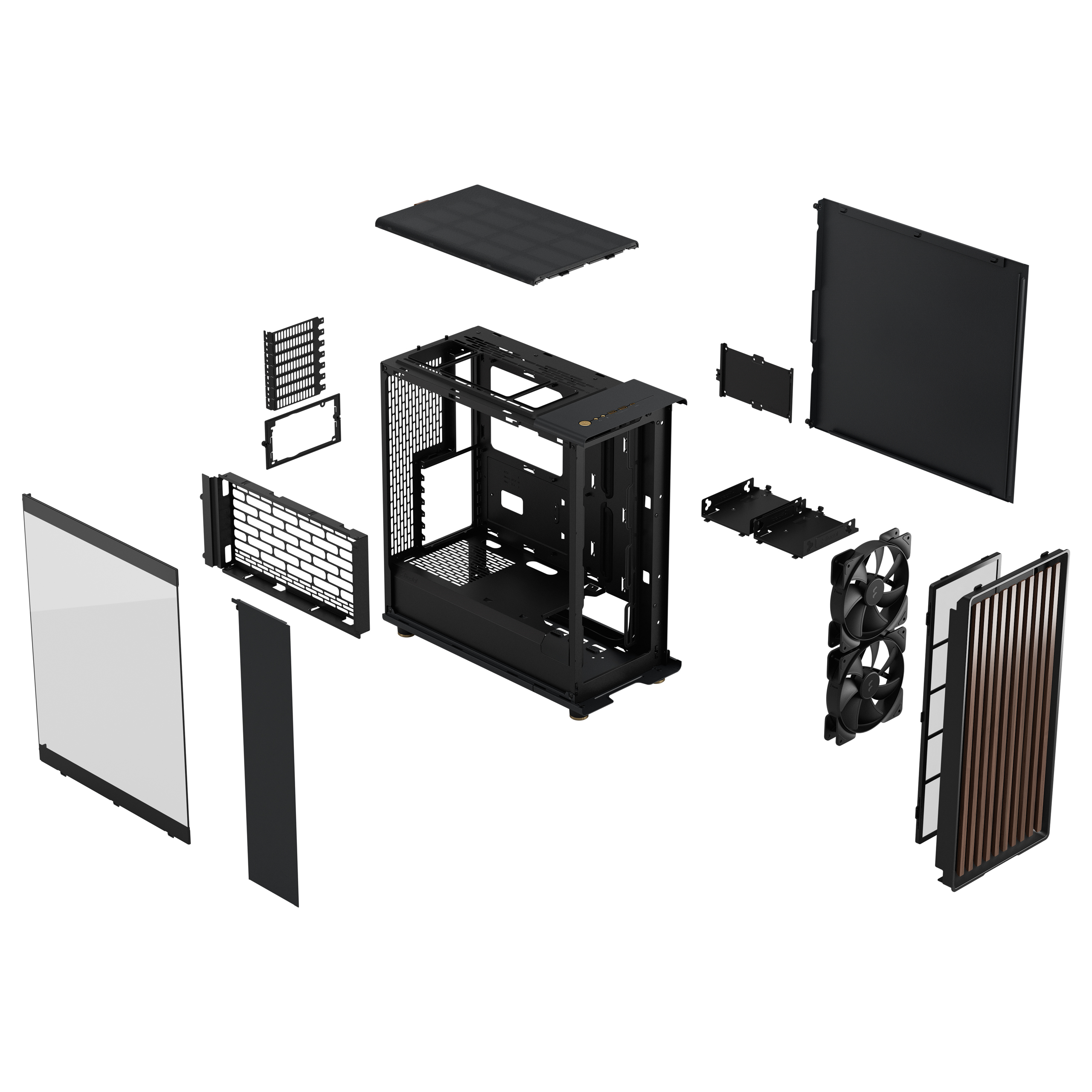 FRACTAL DESIGN NORTH CHARCOAL BLACK TG DARK TINT thumbnail 8