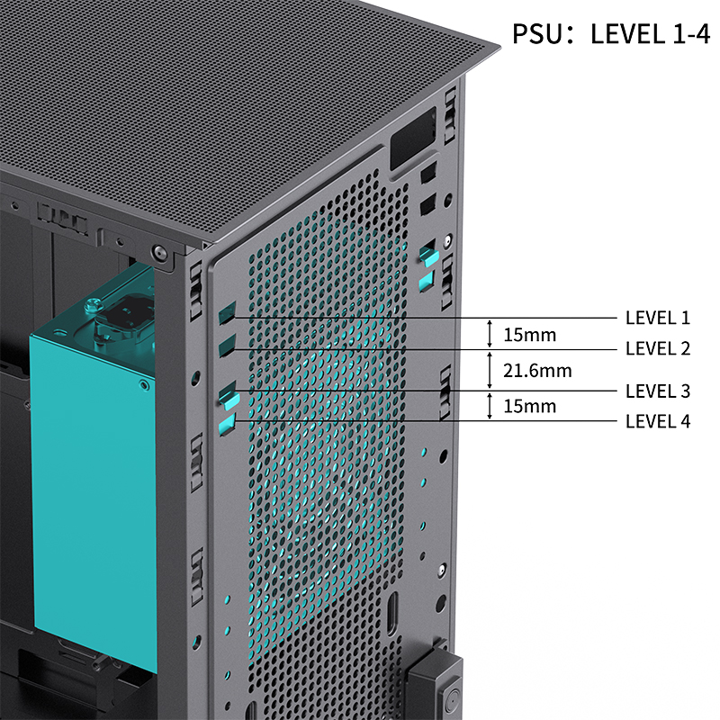 JONSBO D41 ATX MESH + SCREEN VERSION BLACK thumbnail 7