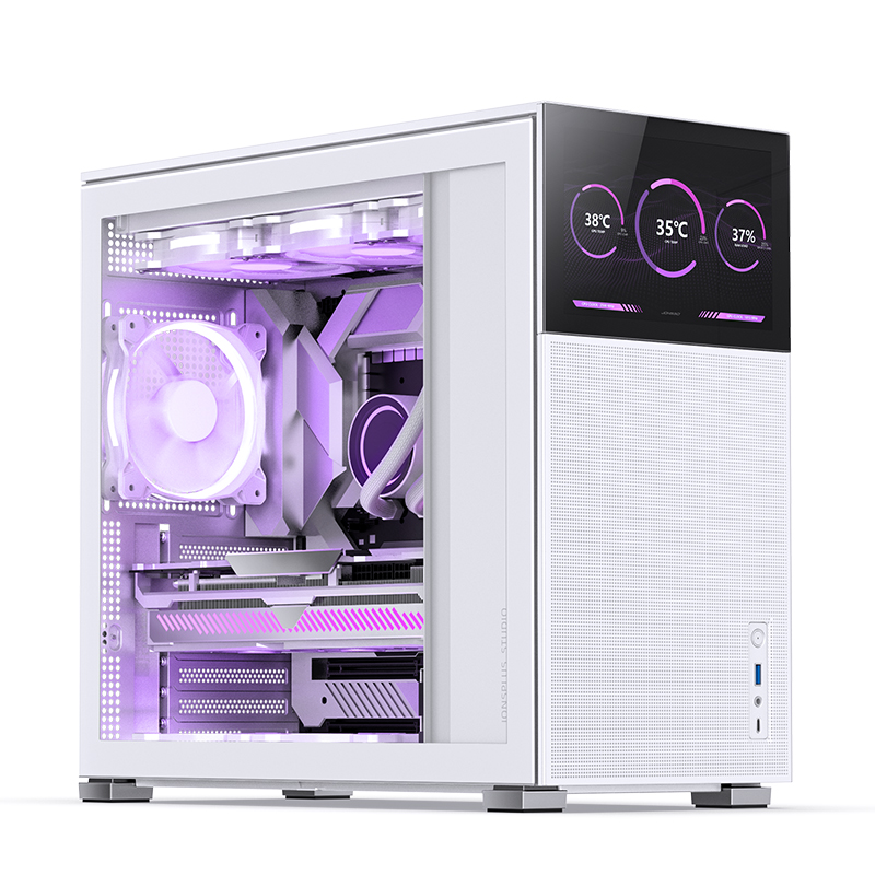 JONSBO D41 ATX MESH + SCREEN VERSION WHITE thumbnail 2