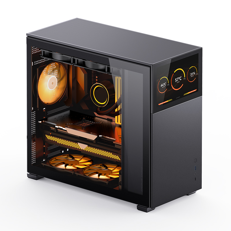 JONSBO D41 ATX STANDARD + SCREEN VERSION BLACK thumbnail 2