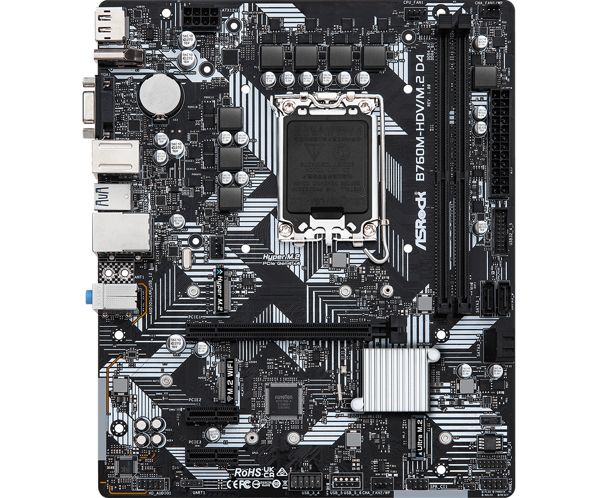 ASROCK B760M-HDV/M.2 D4 thumbnail 2