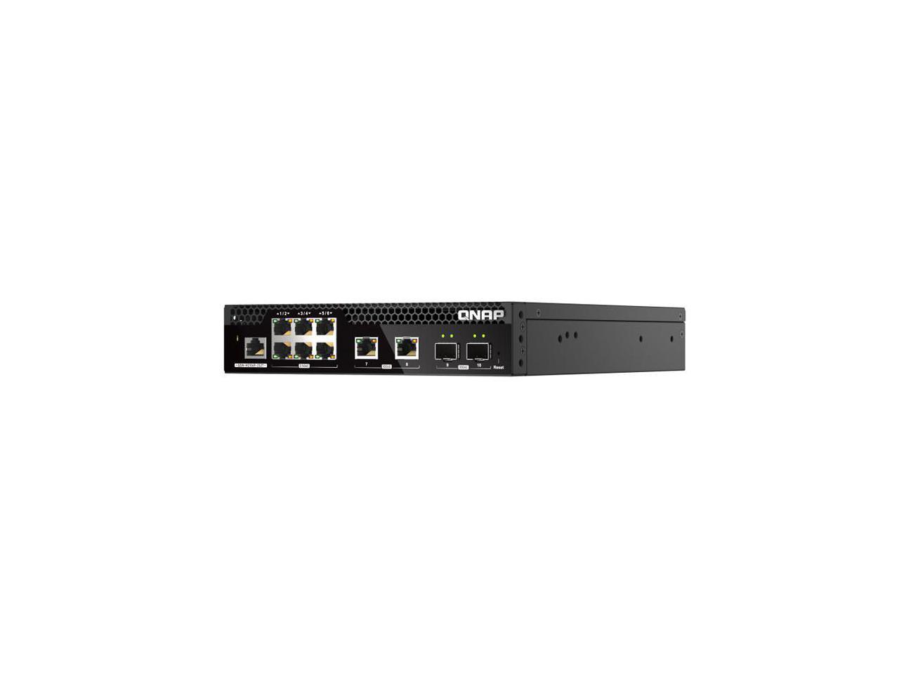 QNAP 4PORTS 10GBE + 6PORTS 2.5GBE SWITCH thumbnail 3