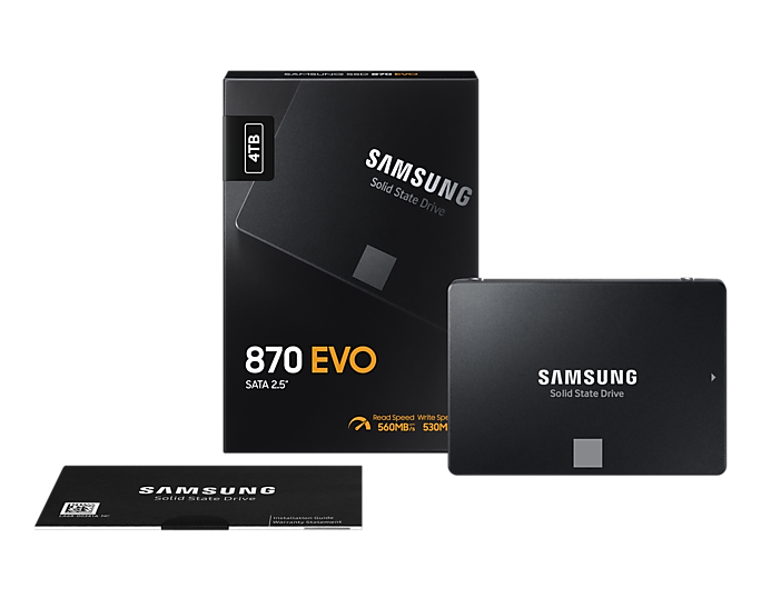SAMSUNG 870 EVO SATA3 4TB SSD thumbnail 5