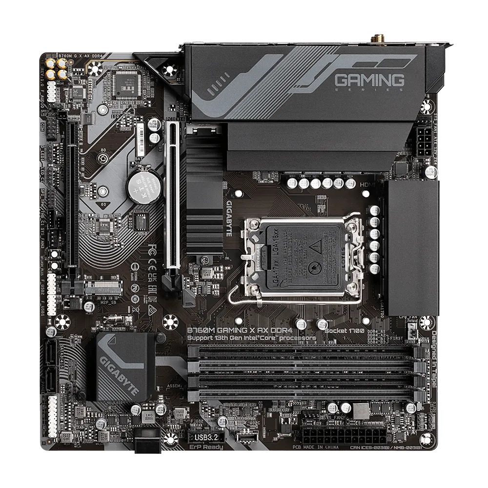 GIGABYTE B760M GAMING X AX DDR4 thumbnail 4