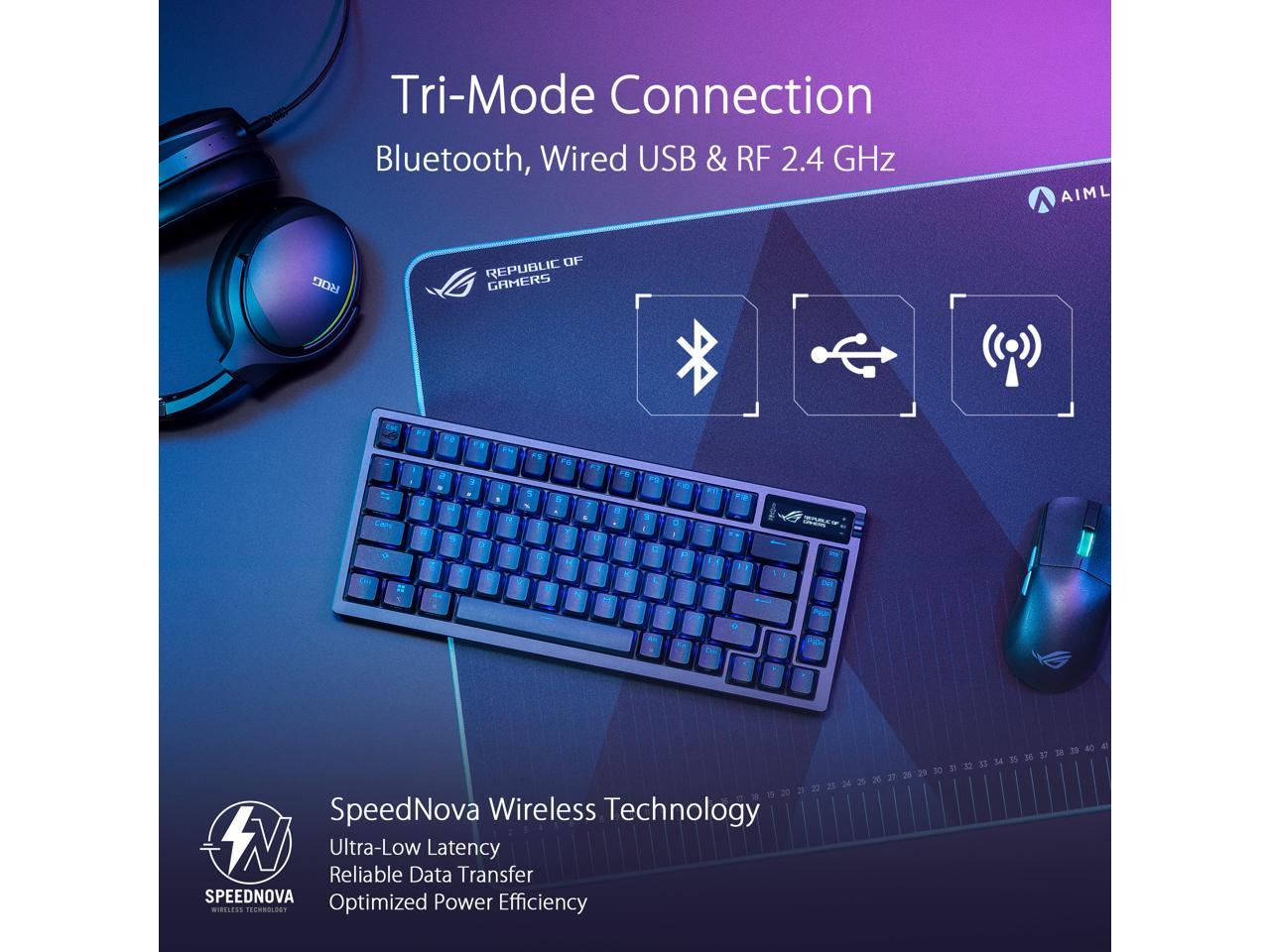 ASUS AZOTH-NX 無線機械鍵盤 青軸 thumbnail 3