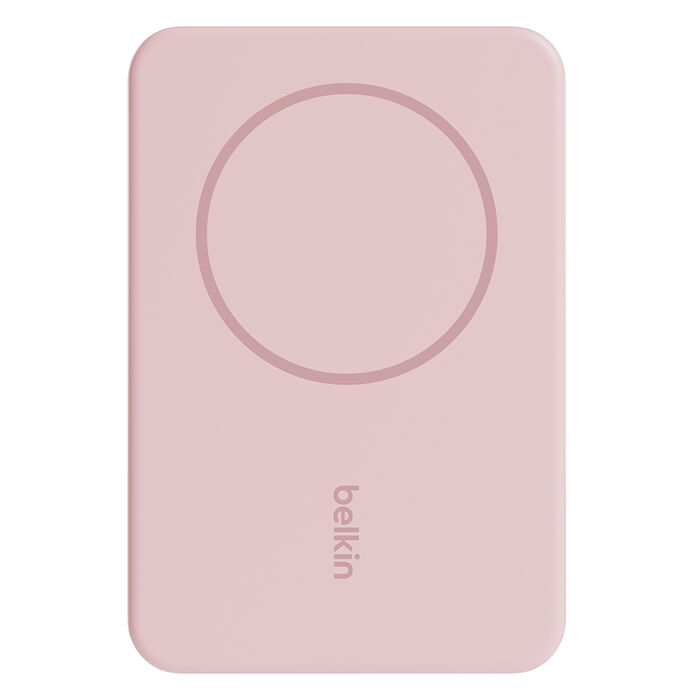 5K MAGNETIC WIRELESS POWER BANK + KICKSTAND (PINK)