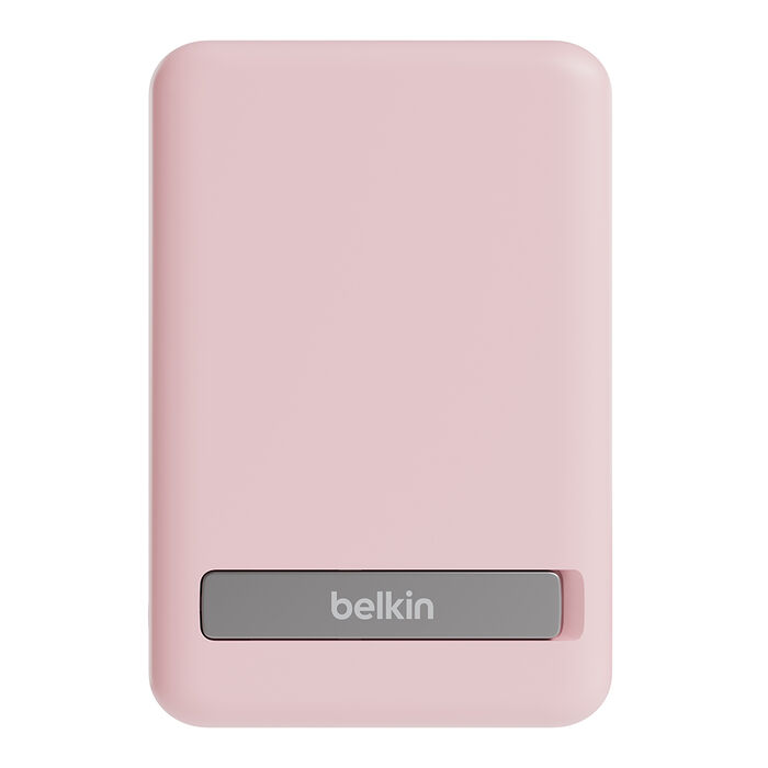 BELKIN 5K MAGNETIC WIRELESS POWER BANK + KICKSTAND (PINK) thumbnail 2