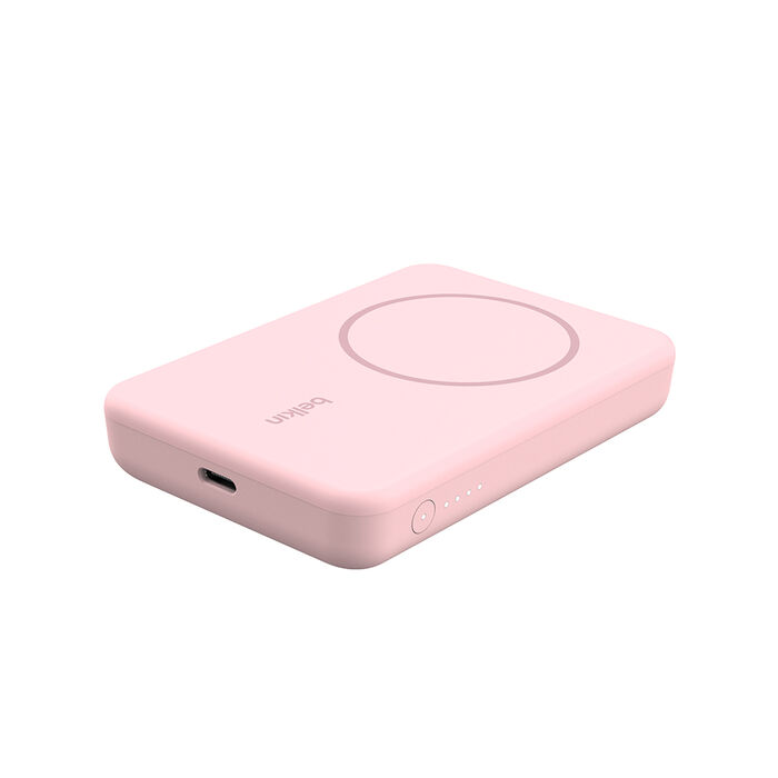 BELKIN 5K MAGNETIC WIRELESS POWER BANK + KICKSTAND (PINK) thumbnail 6