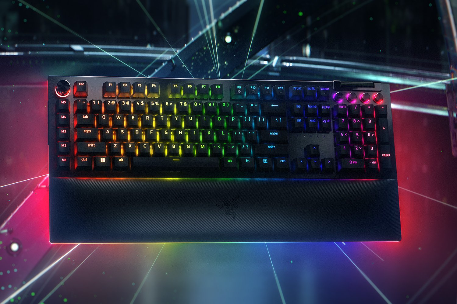 RAZER BLACKWIDOW V4 PRO GREEN SWITCH thumbnail 5