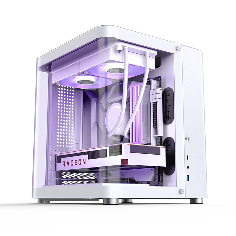 TK-1 MATX CASE W/WINDOWS WHITE