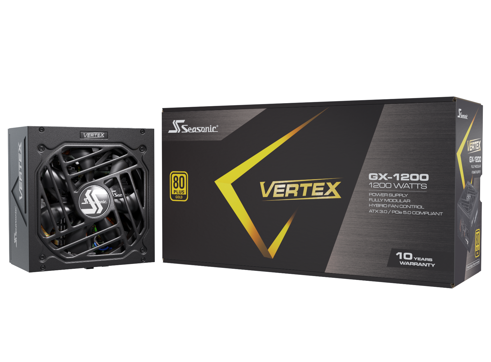 SEASONIC VERTEX 80 PLUS GOLD GX1200 1200W PSU thumbnail 7