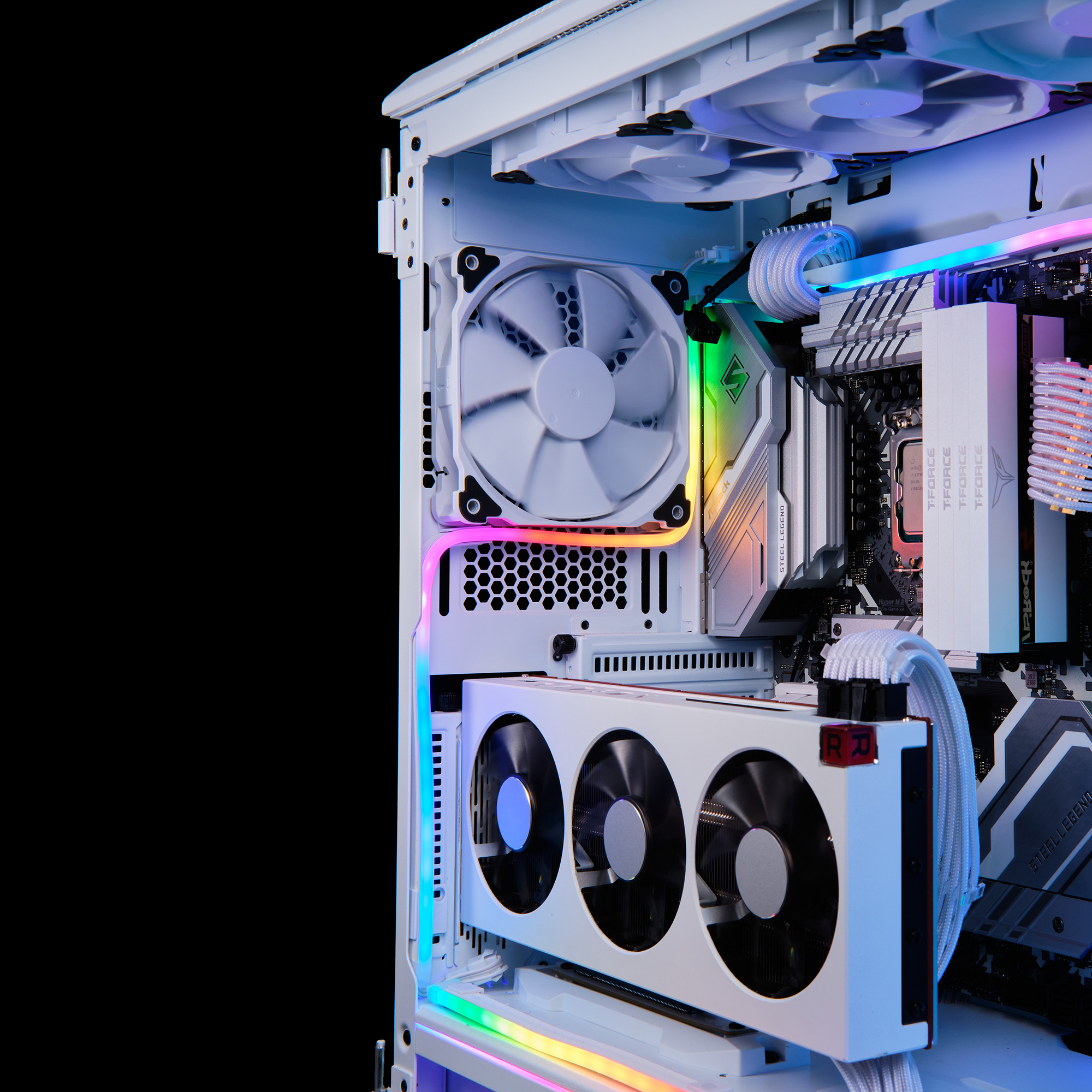 PHANTEKS NEON DIGITAL RGB LED STRIP (400MM*2) WHITE thumbnail 5