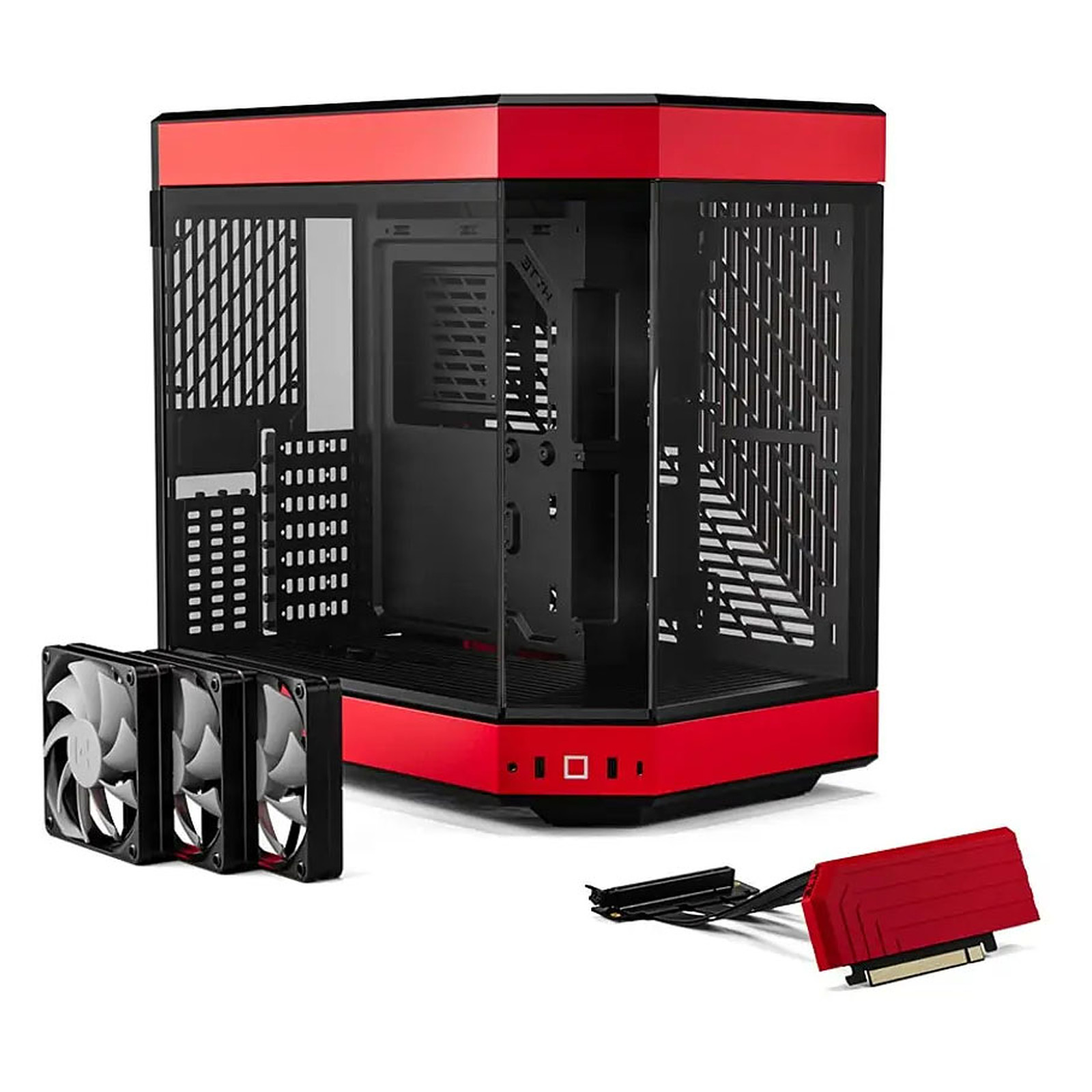 HYTE Y40 CASE BLACK/RED thumbnail 4