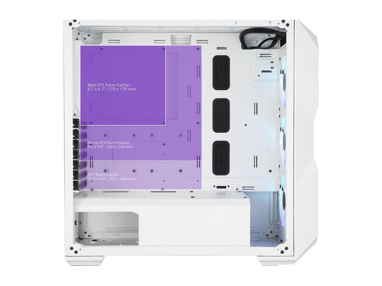 COOLER MASTER MASTERBOX TD500 MESH V2 CASE WHITE thumbnail 6