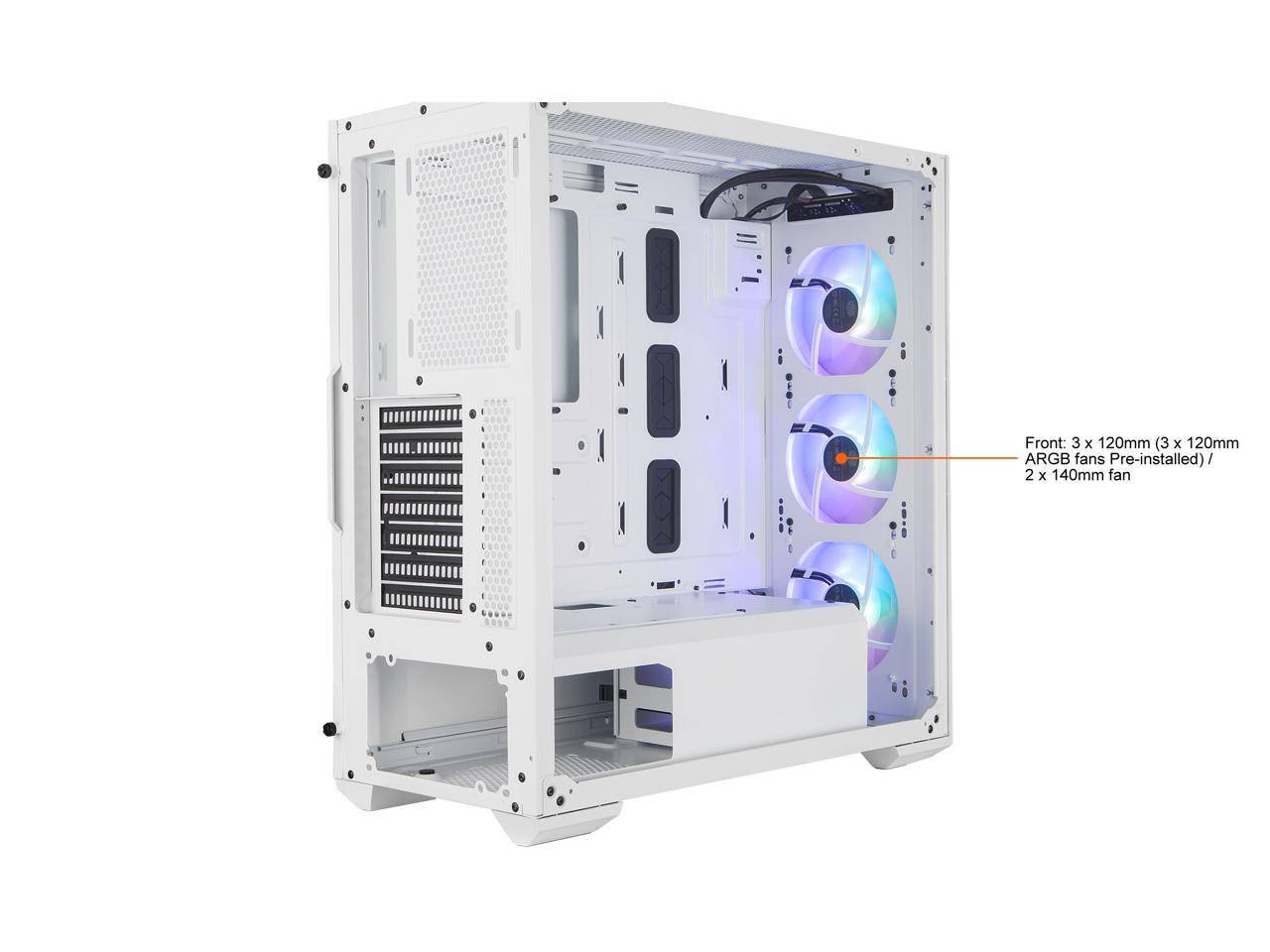 COOLER MASTER MASTERBOX TD500 MESH V2 CASE WHITE thumbnail 7