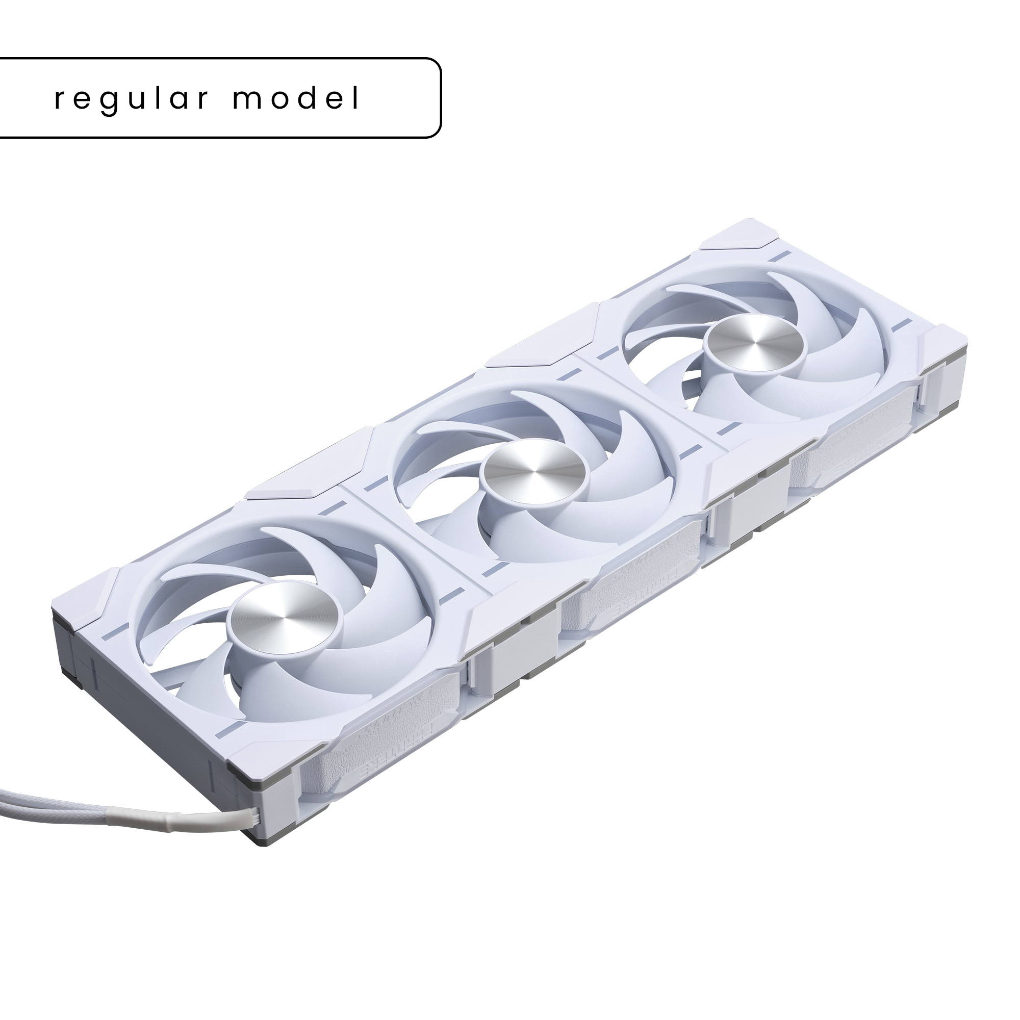 PHANTEKS D30 120MM PWM FAN REGULAR DRGB WHITE (3-PACK) thumbnail 2