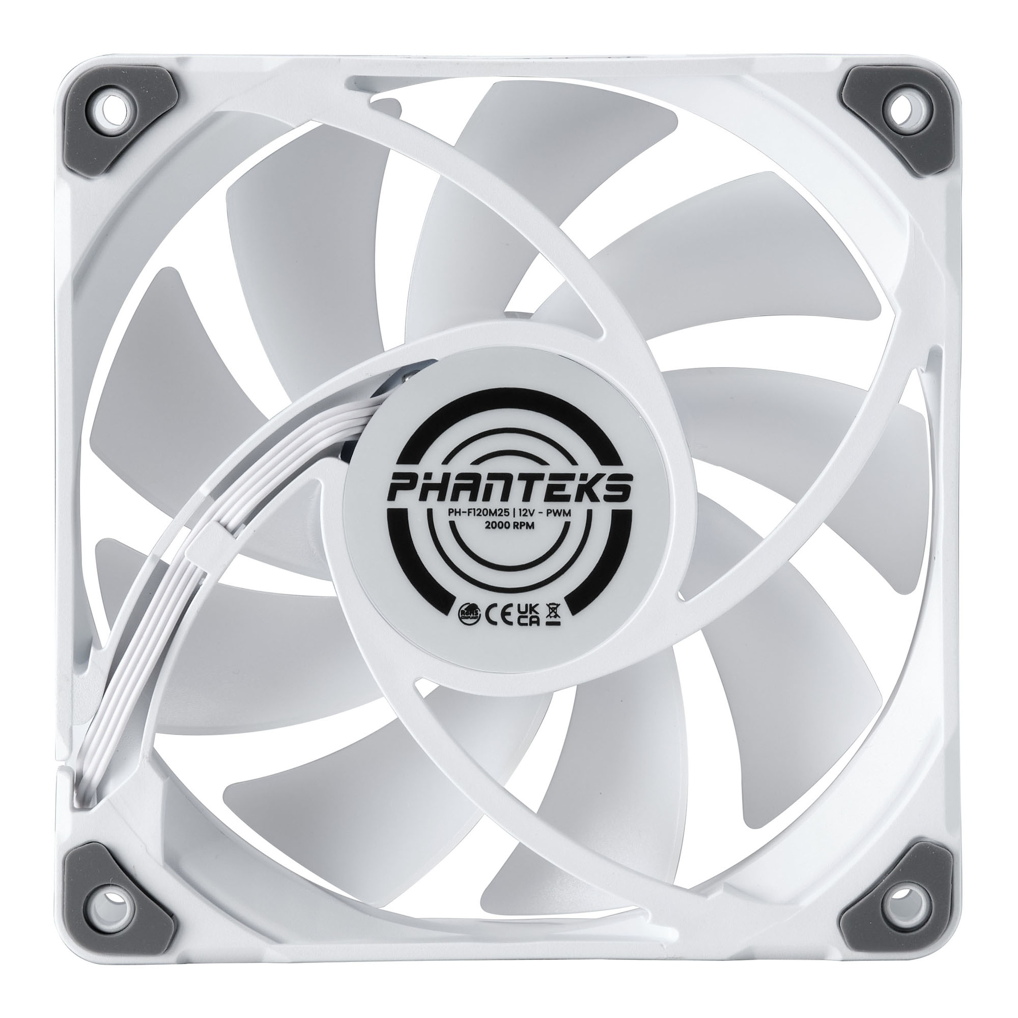 PHANTEKS M25 120MM PWM FAN DRGB WHITE (BULK PACK) thumbnail 4