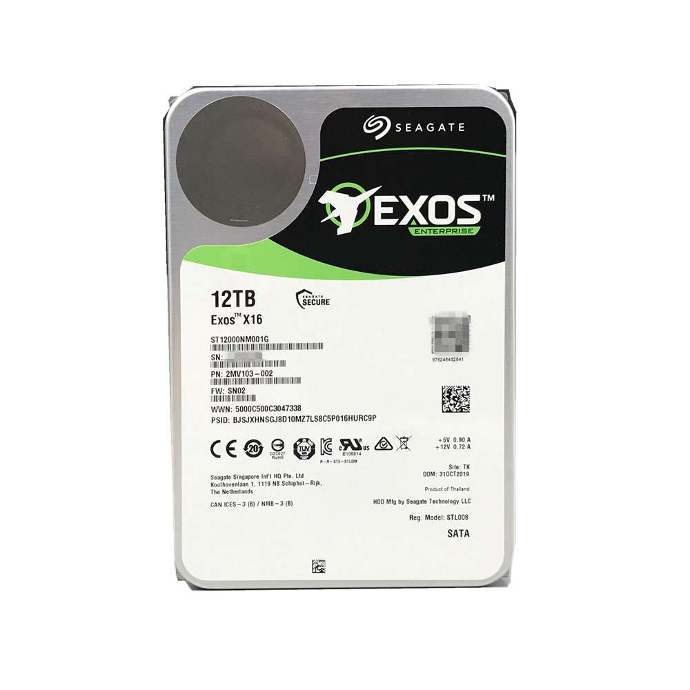 EXOS X18 12TB SATA 7200RPM 256MB 3.5"