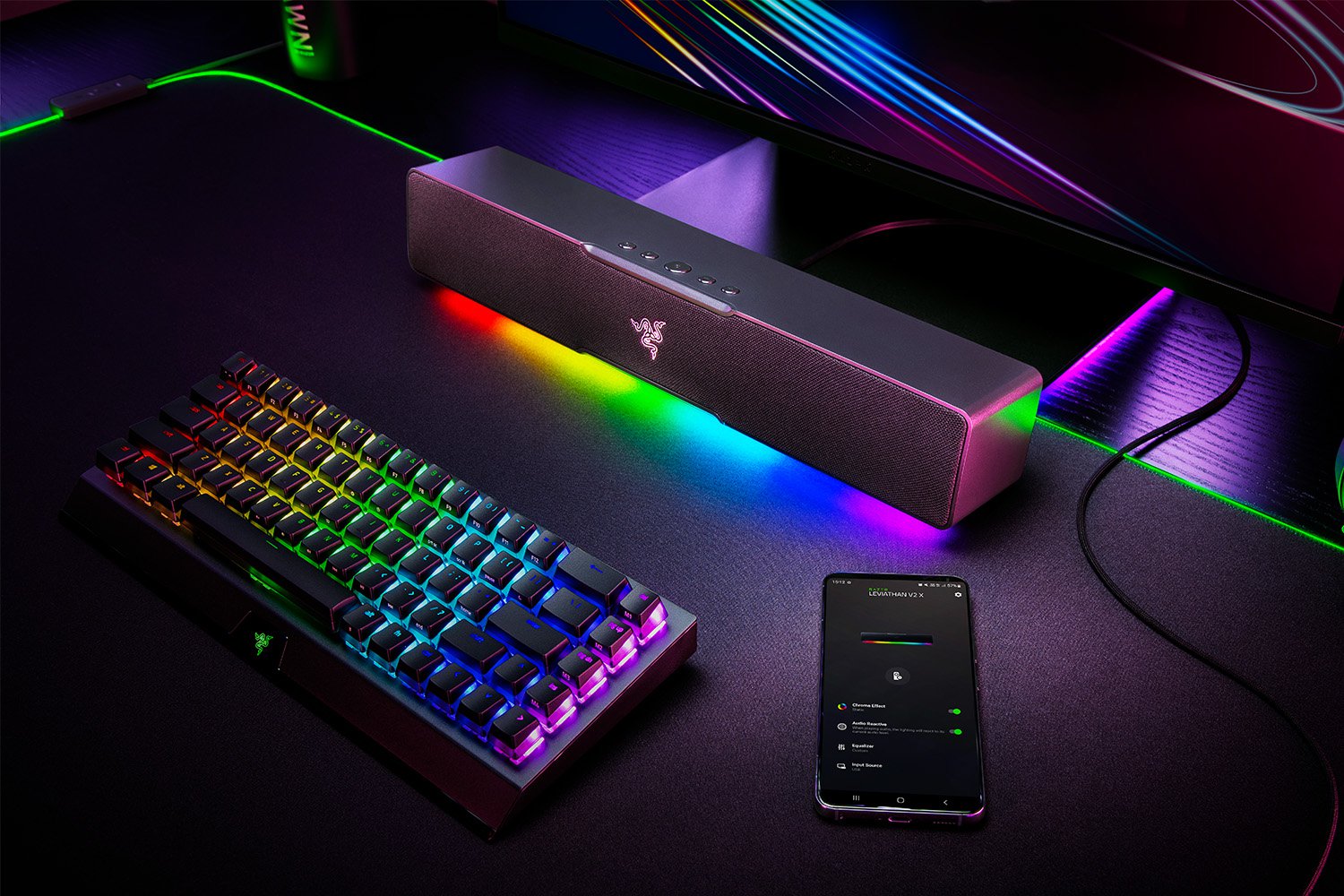 RAZER LEVIATHAN V2 X PC GAMING SOUND BAR thumbnail 3