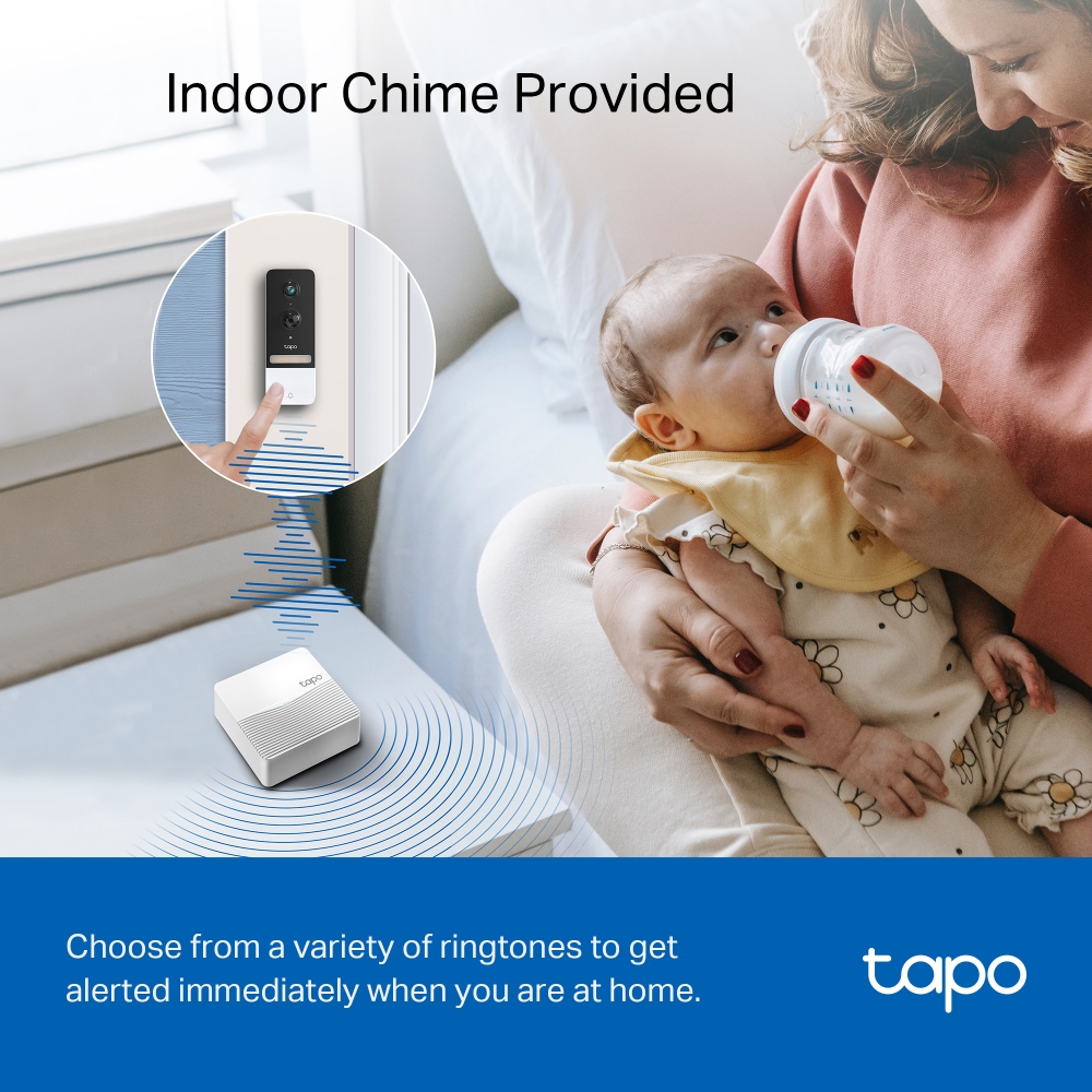 TP-LINK Tapo 2K 5MP Smart Wireless Security Video Doorbell thumbnail 9