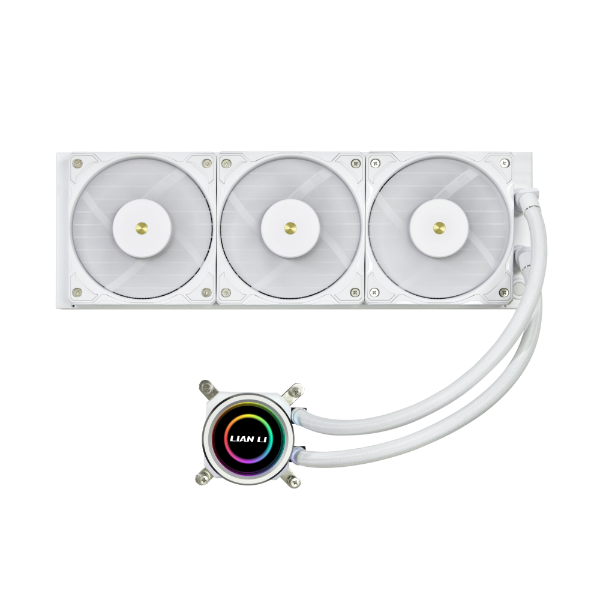 LIAN LI GALAHAD II TRINITY 360 AIO CPU WATER COOLER WHITE thumbnail 2