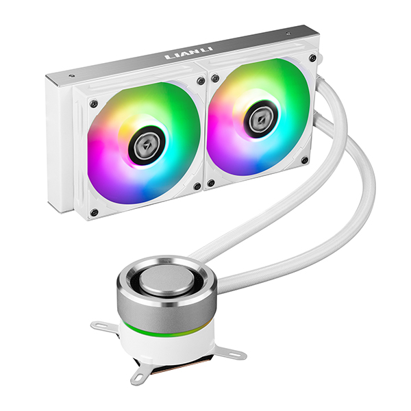 LIAN LI GALAHAD II TRINITY 240 AIO CPU WATER COOLER WHITE thumbnail 4