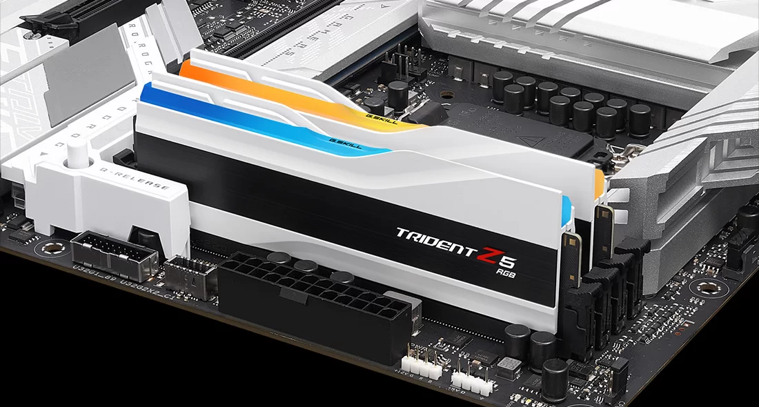 G-SKILL TRIDENT Z5 RGB WHITE 32G(16G*2) DDR5 6000MHZ 1.35V thumbnail 7