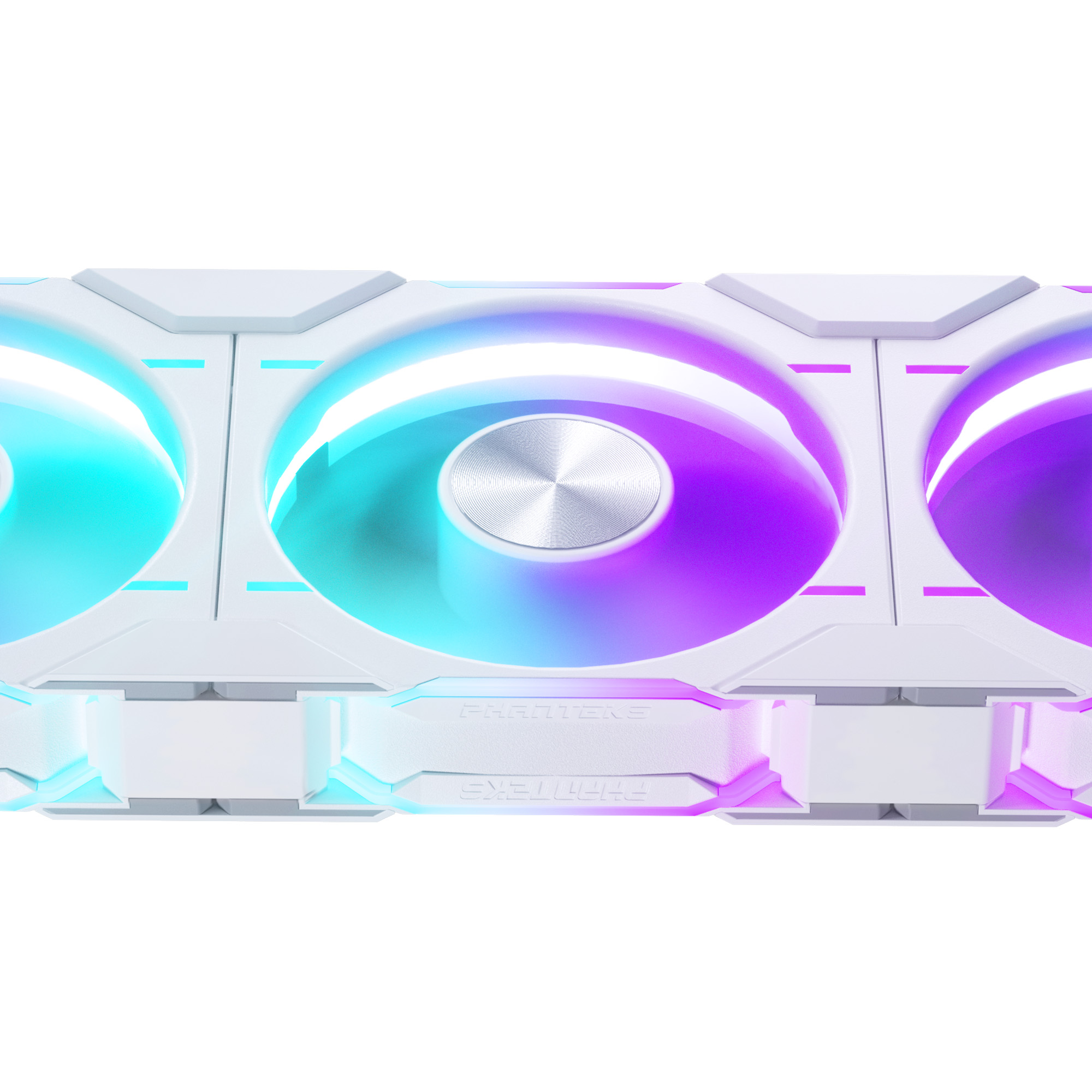PHANTEKS D30 120MM PWM FAN REVERSE DRGB WHITE (1-PACK) thumbnail 2