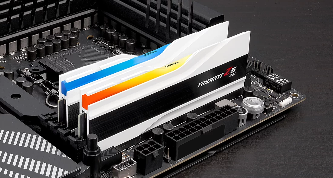 G-SKILL TRIDENT Z5 RGB WHITE 64G(32G*2) DDR5 6400MHZ 1.4V thumbnail 2