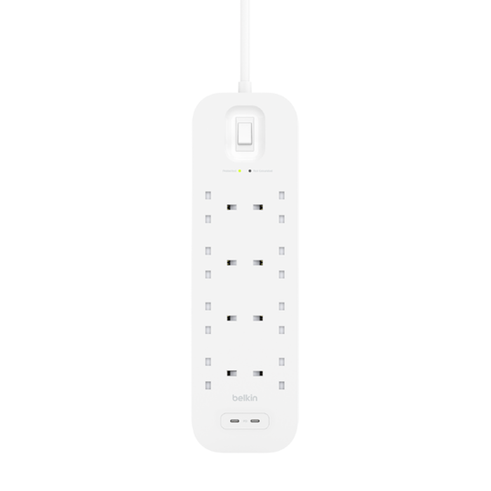 BELKIN SURGE 8OT 900J , 30W , DUAL USB C PD / PPS 30W thumbnail 4