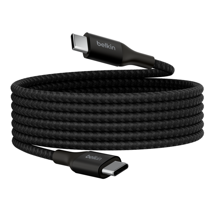 BELKIN 240W BRAIDED C-C CABLE 2M BLACK thumbnail 5