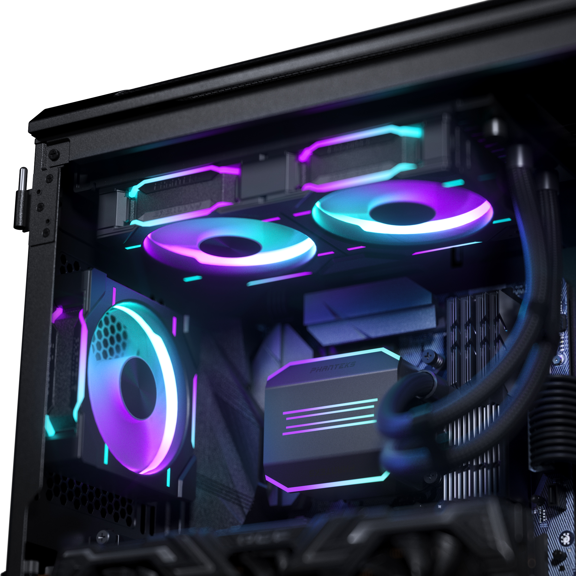 PHANTEKS GLACIER ONE 240D30 D-RGB AIO LIQUID COOLER BLACK thumbnail 6