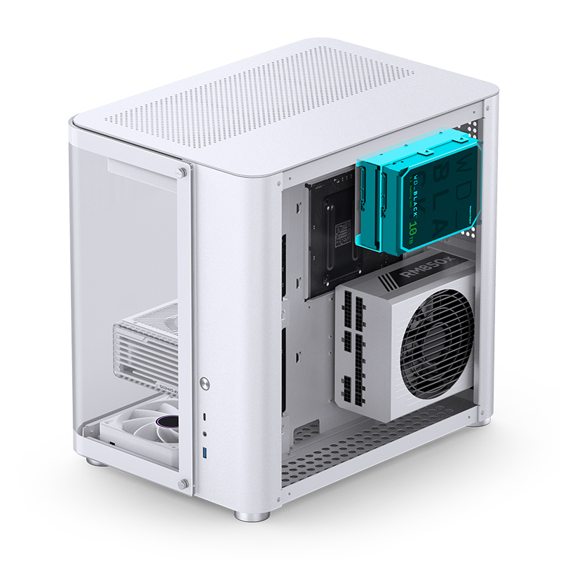 JONSBO TK-2 ATX CASE W/WINDOWS WHITE thumbnail 9