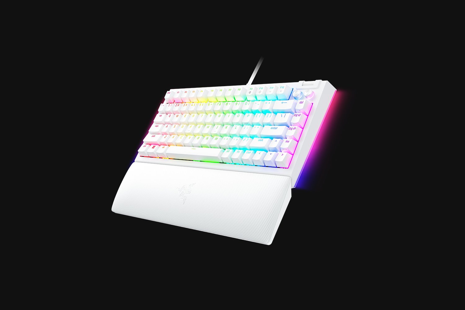 RAZER BLACKWIDOW V4 75% GAMING KEYBOARD WHITE thumbnail 3