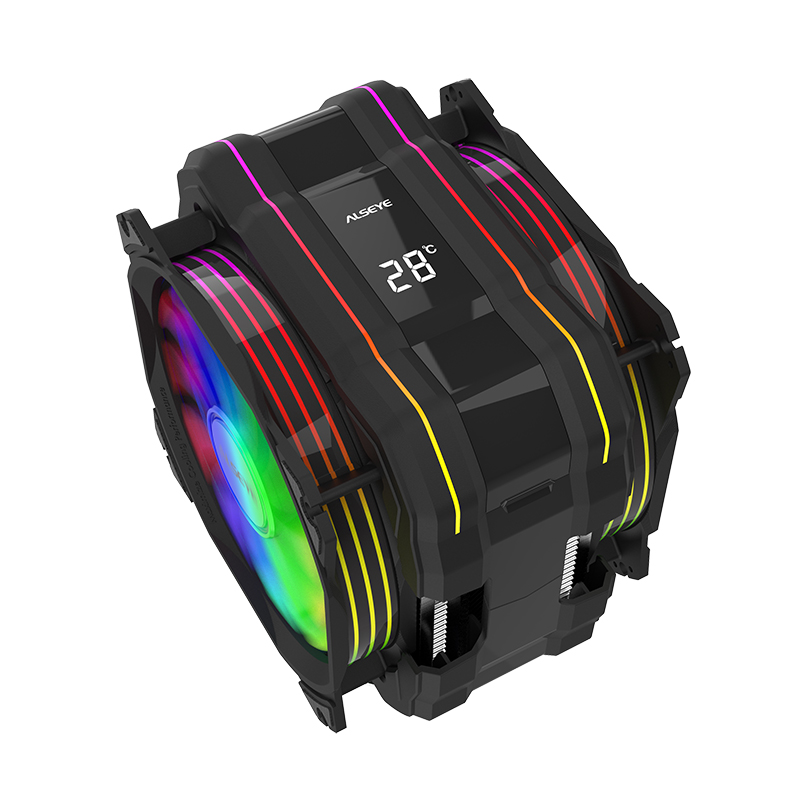 ALSEYE M120D PLUS II RGB CPU FAN BLACK thumbnail 4