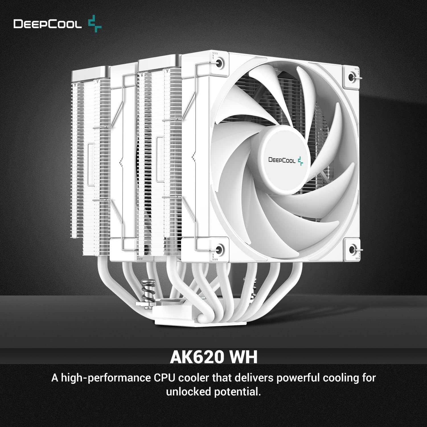 DEEPCOOL AK620 DIGITAL W/LCD & SIX COPPER HEAT WHITE thumbnail 4