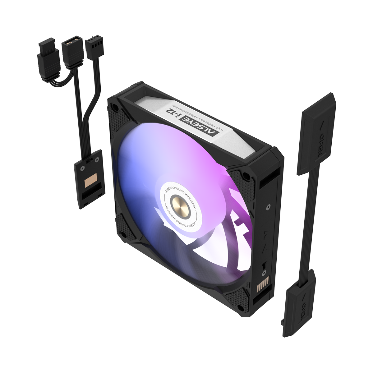 ALSEYE I12B-K3 3 INTERLOCKING FAN KIT BLACK thumbnail 8