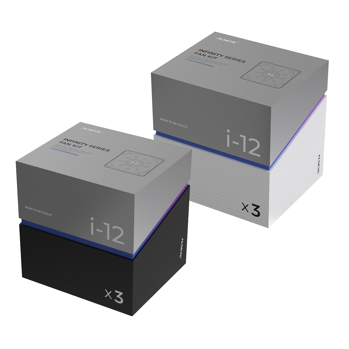 ALSEYE I12B-K3 3 INTERLOCKING FAN KIT BLACK thumbnail 11