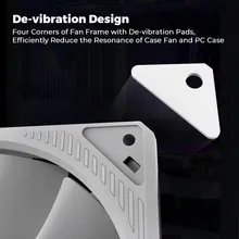 ALSEYE MIRROR 3 Packs INTERLOCKING FAN KIT WHITE thumbnail 3